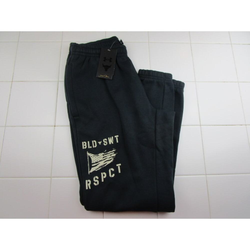 Under Armour Project Rock Veteran's Day Icon Fleece Jogger Pants Men's Medium